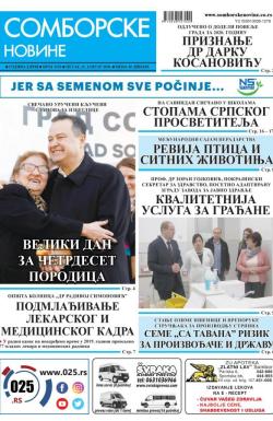 Somborske novine - broj 3423, 31. jan 2020.