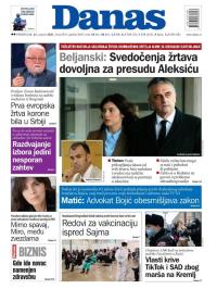 Danas - broj 8519, 25. jan 2021.