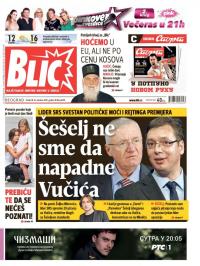 Blic - broj 6708, 16. okt 2015.