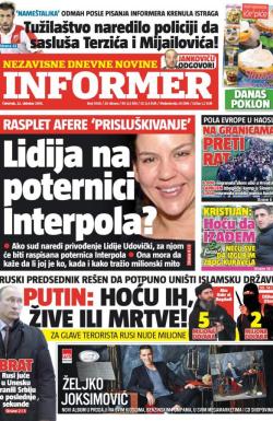Informer - broj 1058, 22. okt 2015.