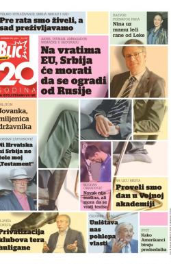 Blic - broj 7089, 6. nov 2016.