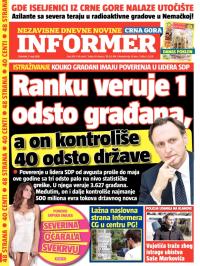 Informer CG - broj 914, 7. maj 2015.