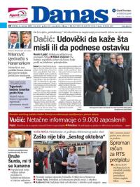 Danas - broj 6581, 6. okt 2015.