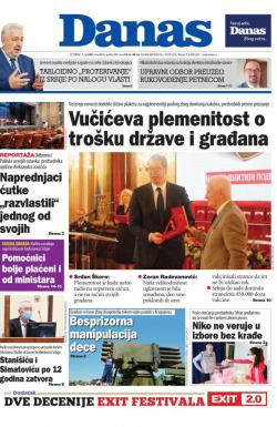 Danas - broj 8676, 1. jul 2021.