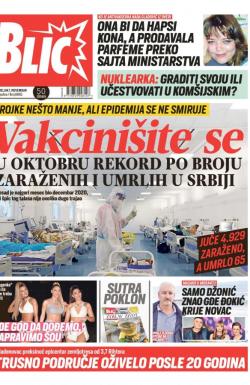 Blic - broj 8865, 1. nov 2021.