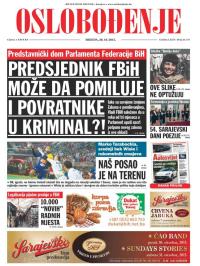 Oslobođenje - broj 24.757, 28. okt 2015.
