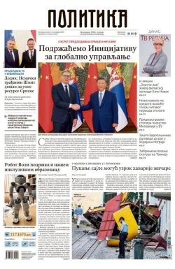 Politika - broj 40141, 5. sep 2025.