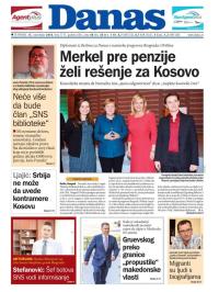 Danas - broj 7717, 15. nov 2018.