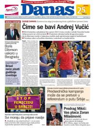 Danas - broj 6976, 4. nov 2016.