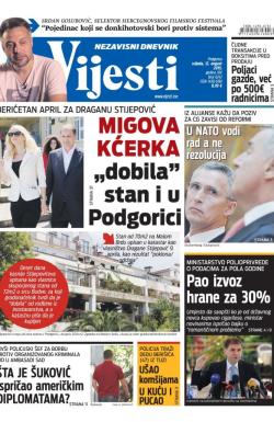 Vijesti - broj 6242, 12. avg 2015.