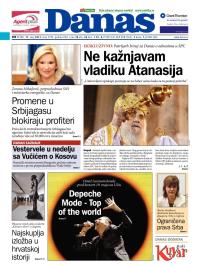 Danas - broj 5709, 17. maj 2013.