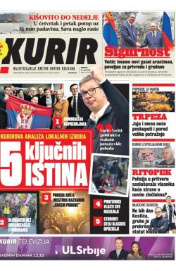 Kurir - broj 4338, 31. mar 2026.