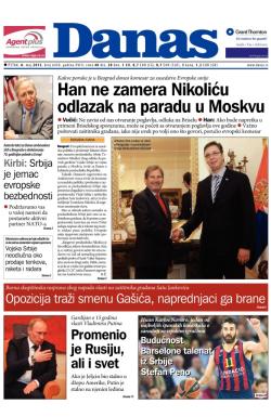 Danas - broj 6430, 8. maj 2015.