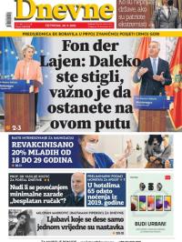 Dnevne novine - broj 3111, 30. sep 2021.