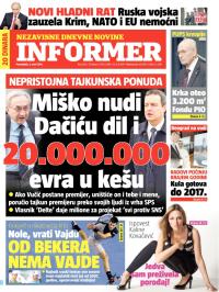 Informer - broj 556, 3. mar 2014.