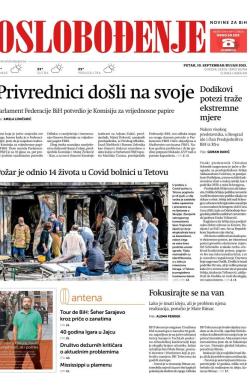 Oslobođenje - broj 26784, 10. sep 2021.