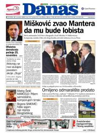 Danas - broj 5533, 22. nov 2012.