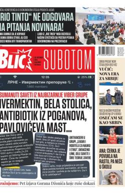 Blic - broj 8863, 30. okt 2021.