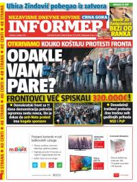Informer CG - broj 1046, 8. okt 2015.