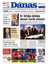 Danas - broj 5786, 2. avg 2013.