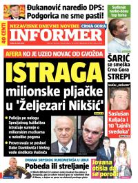 Informer CG - broj 576, 26. mar 2014.