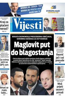 Vijesti - broj 9023, 2. jun 2023.