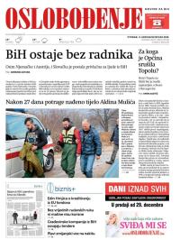 Oslobođenje - broj 25546, 9. jan 2018.
