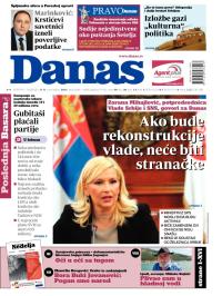 Danas - broj 6249-6250, 8. nov 2014.