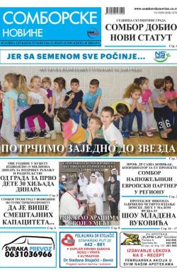Somborske novine - broj 3373, 15. feb 2019.