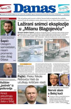Danas - broj 7647, 6. sep 2018.