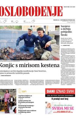 Oslobođenje - broj 26198, 3. nov 2019.