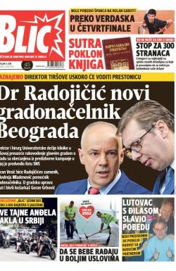 Blic - broj 7650, 4. jun 2018.