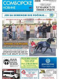 Somborske novine - broj 3398, 9. avg 2019.