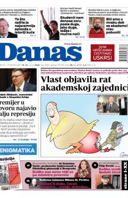 Danas - broj 9893, 19. apr 2025.