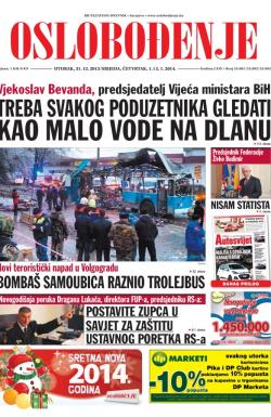 Oslobođenje - broj 24.091-24.093, 31. dec 2013.