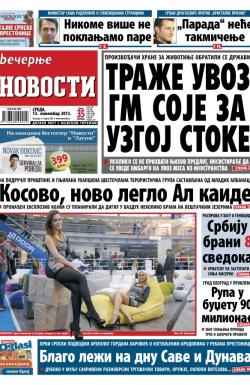 Večernje novosti - broj 1090, 13. nov 2013.