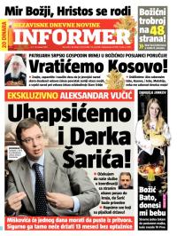 Informer - broj 206, 6. jan 2013.