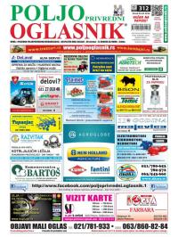 Poljoprivredni Oglasnik - broj 312, 3. feb 2016.