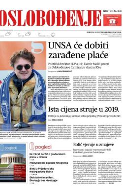 Oslobođenje - broj 25888, 22. dec 2018.