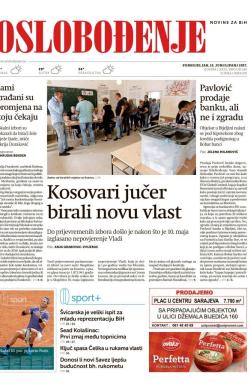 Oslobođenje - broj 25340, 12. jun 2017.