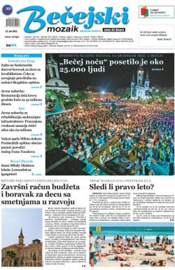 Bečejski mozaik - broj 875, 23. jun 2023.