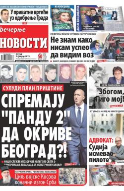 Večernje novosti - broj 3198, 4. jan 2019.
