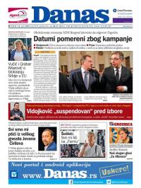 Danas - broj 6770, 12. apr 2016.