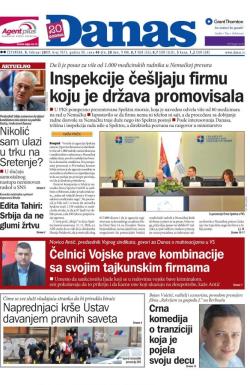 Danas - broj 7073, 9. feb 2017.