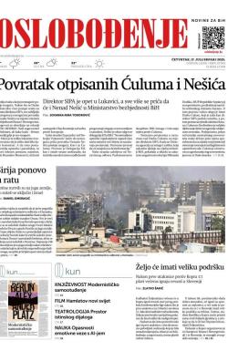 Oslobođenje - broj 27963, 17. jul 2025.