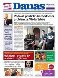 Danas - broj 6709, 11. feb 2016.