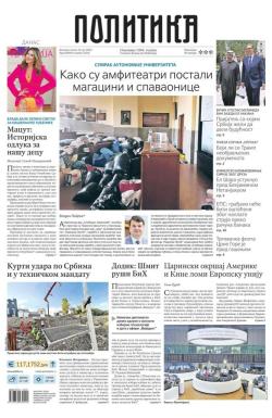 Politika - broj 40092, 18. jul 2025.