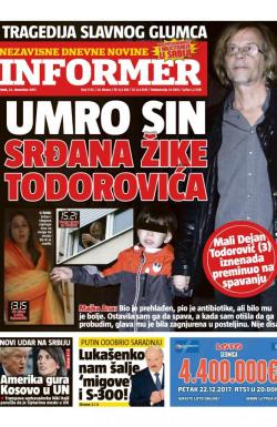 Informer - broj 1725, 22. dec 2017.