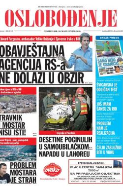 Oslobođenje - broj 24.909, 28. mar 2016.