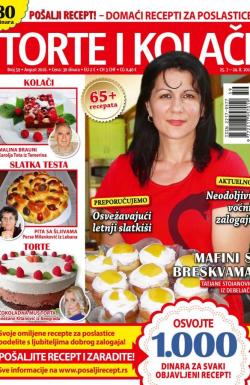 Torte i kolači SRB - broj 59, 25. jul 2016.